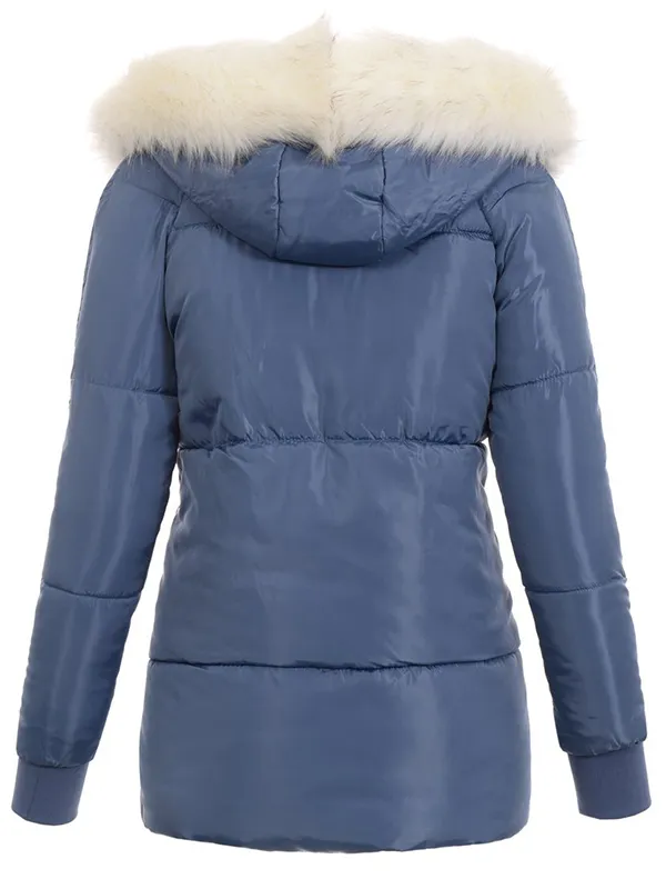 Blue winter jacket