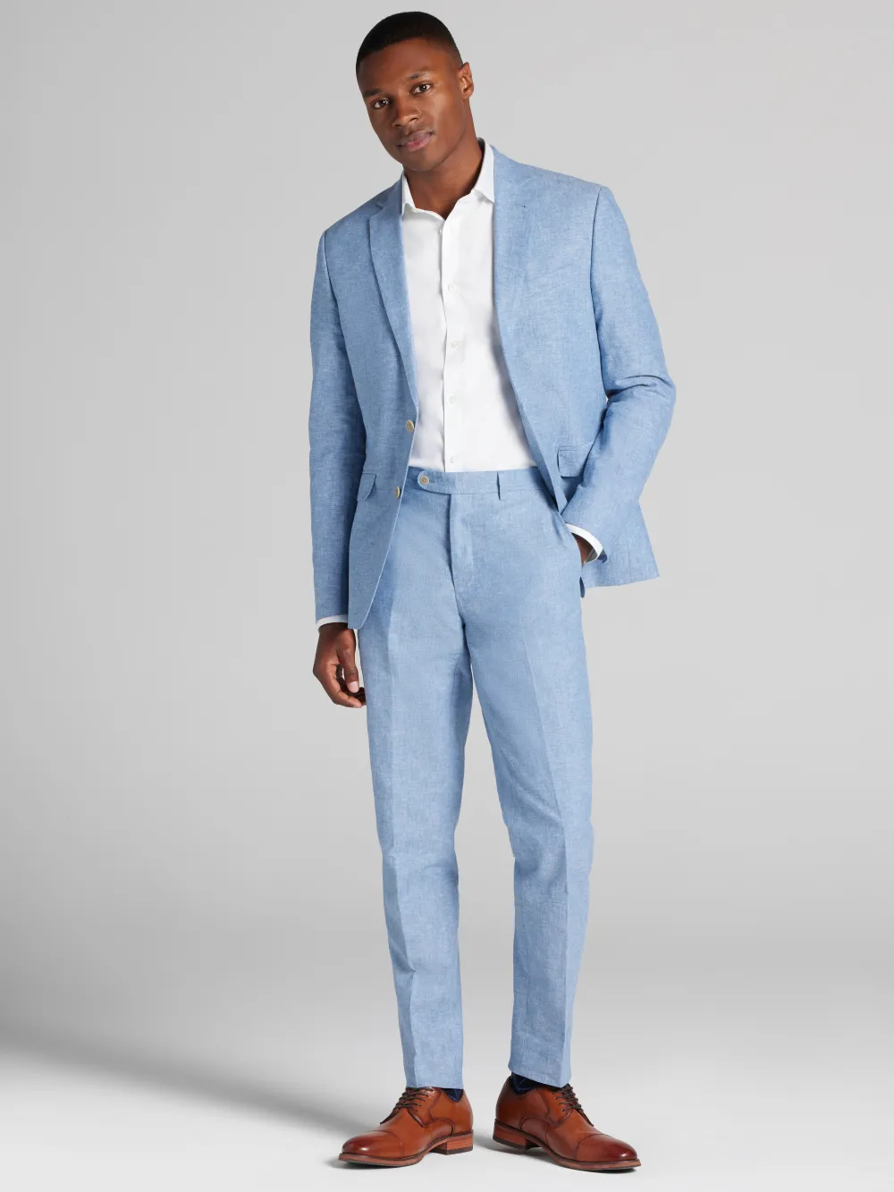 JOE Joseph Abboud Slim Fit Linen Blend Suit Jacket