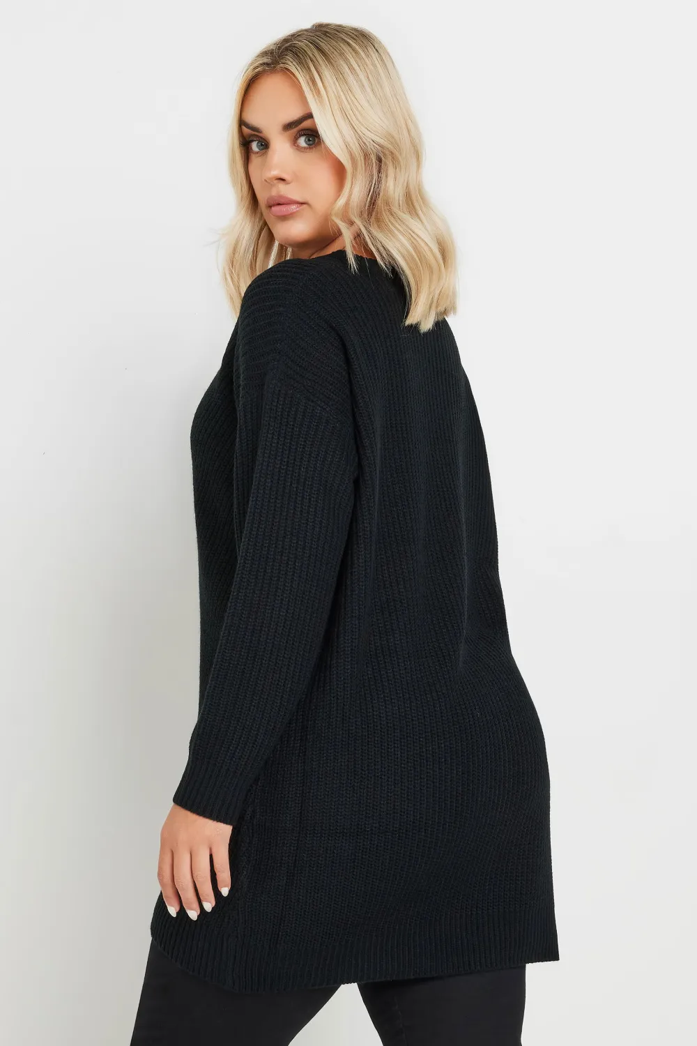 YOURS Curve Pink Essential Knitted Jumper