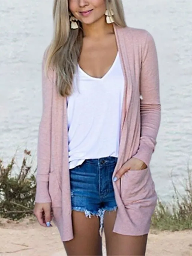✨Clearance Sale ✨ -Spring Summer Women's Cardigan Solid Color
