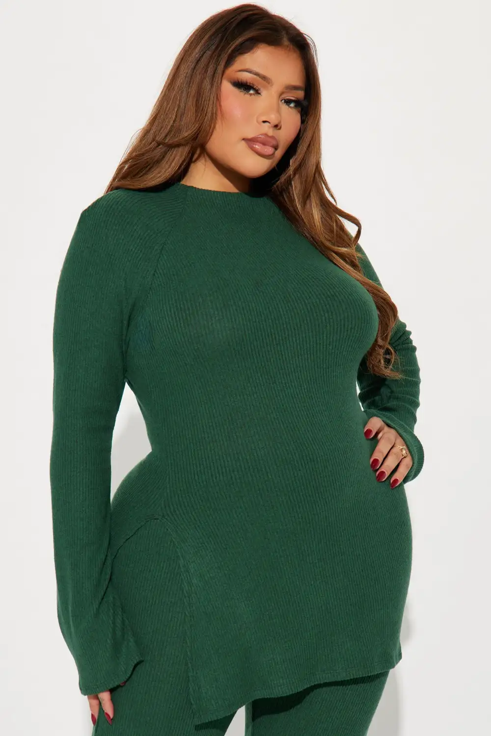 Clarissa Cozy Pant Set - Hunter