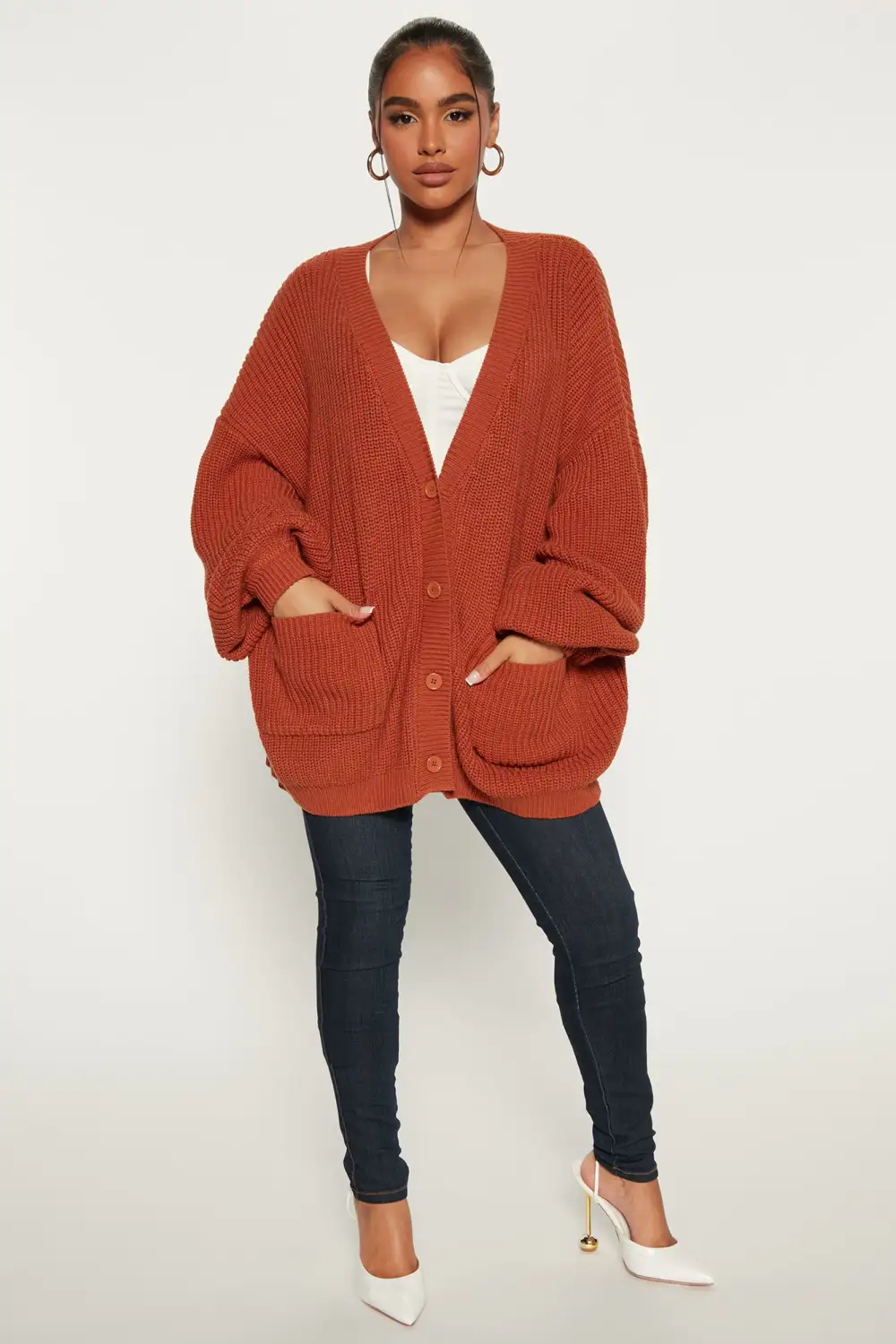 Be My Boyfriend Cardigan - Mocha