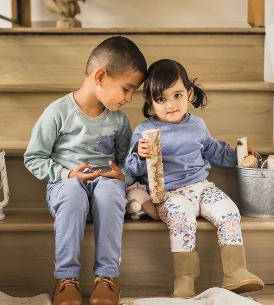 Icy Trees Boy Top and Pants Set