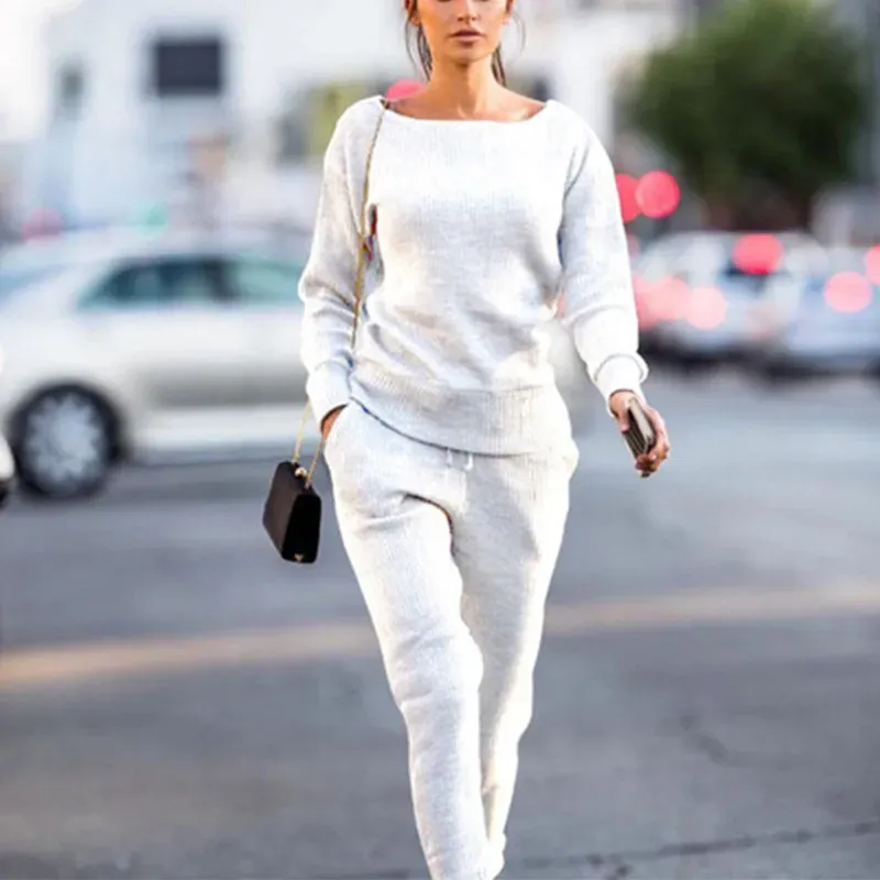 New Casual Round Neck Sports Set