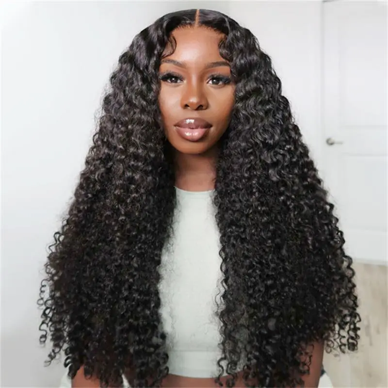 250% Luxury High Density 13×6 Deep Wave Full Frontal Lace Wig Sterly Human Hair Wigs