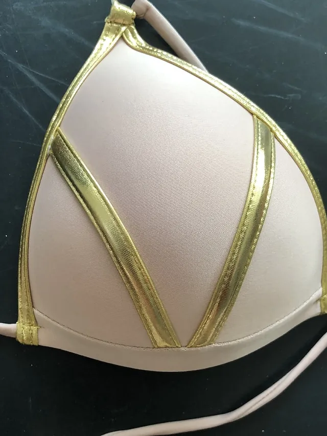 Women's Swimwear Bikini 2 Piece Normal Swimsuit Open Back Cut Out Sexy Leopard Color Block Leopard Print Black Pink Wine Dusty Rose Camisole Strap Bathing Suits New Vacation Sexy