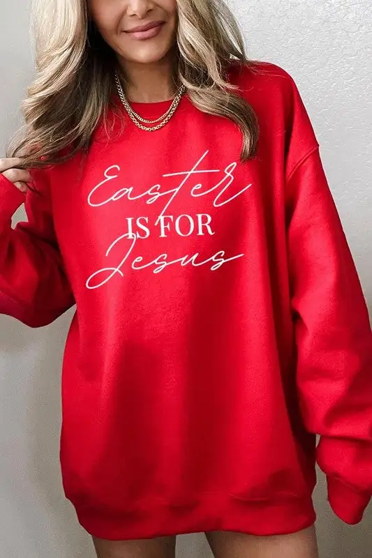 Clean Line Soft Graphic Pullover Sweatshirt