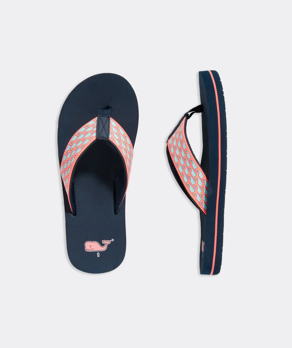 Vineyard Whale Classic Flip Flops