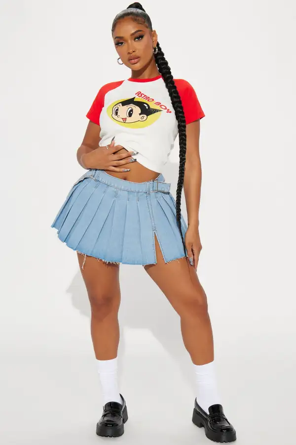 Astro Boy Raglan Top - Red/combo