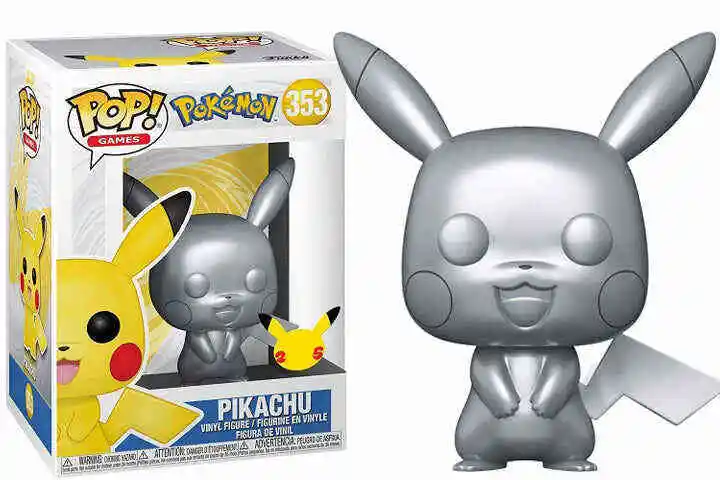 POP POKEMON 25TH ANNIVERSARY PIKACHU SILVER