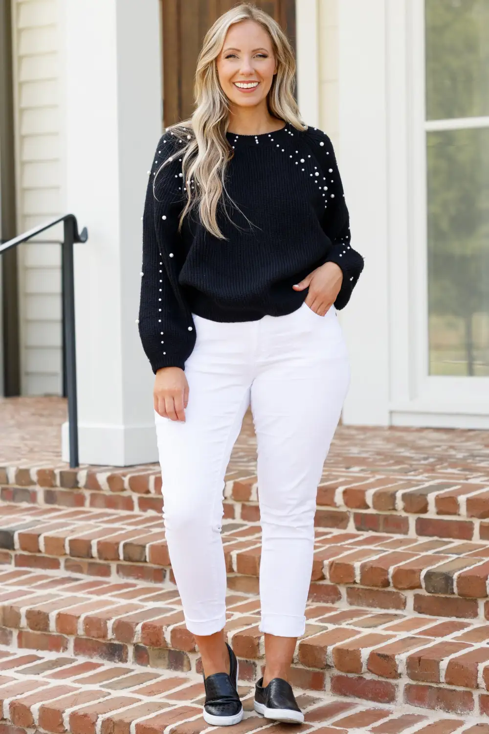 There's A Spark Sweater, Black