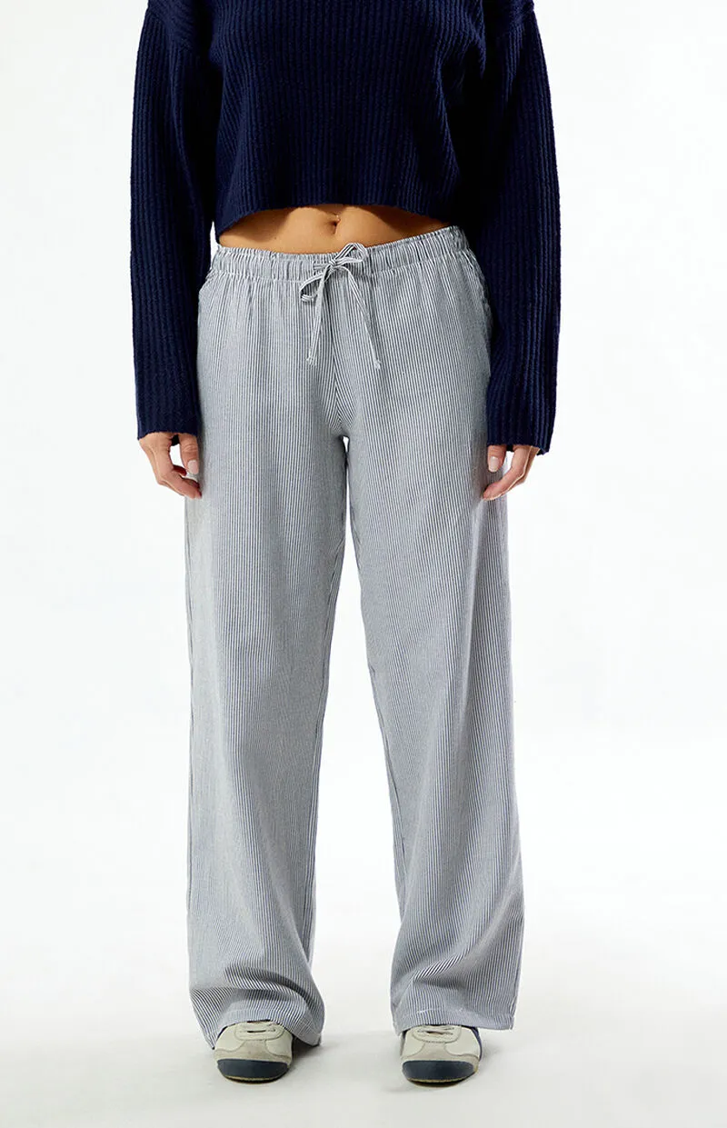 Beverly and Beck Linen Pull-On Pants