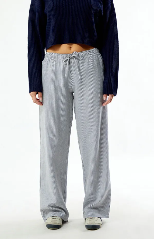 Beverly and Beck Linen Pull-On Pants