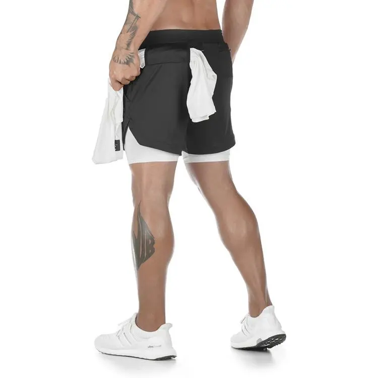 Quick-drying shorts mesh straight five-point pants fitness sweatpants