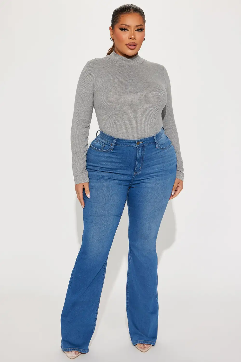 Flex Game Soft Stretch Bootcut Jeans - Medium Wash
