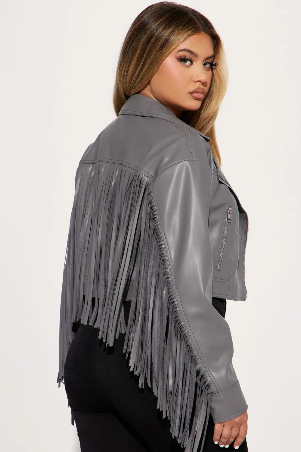 Swing My Way Jacket - Grey