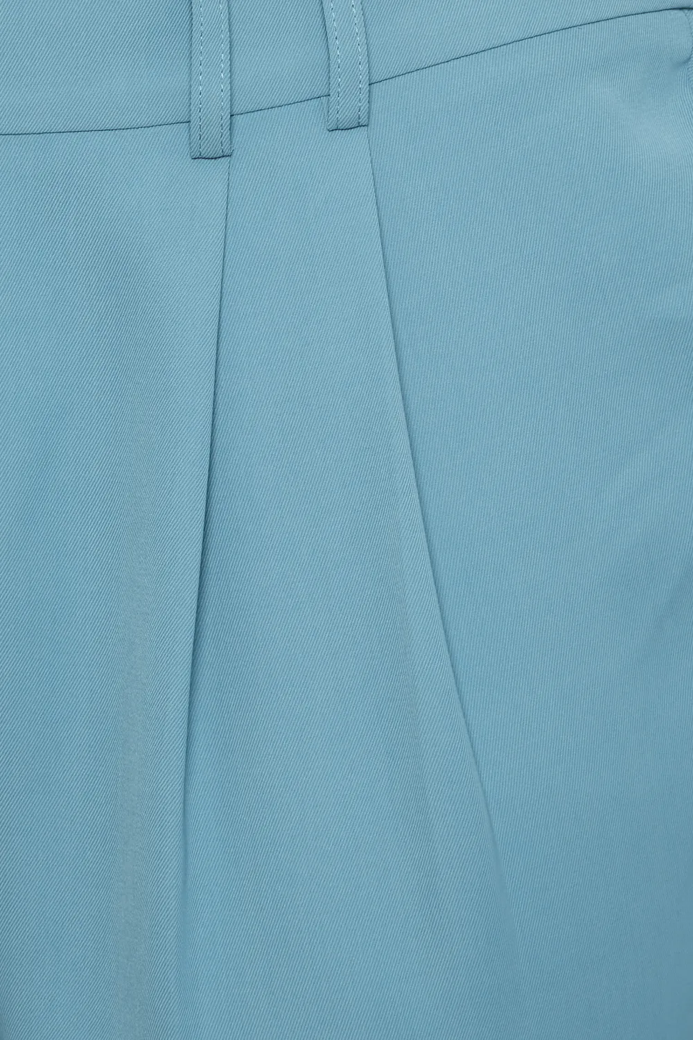 YOURS Curve Beige Brown Double Belted Tapered Trousers