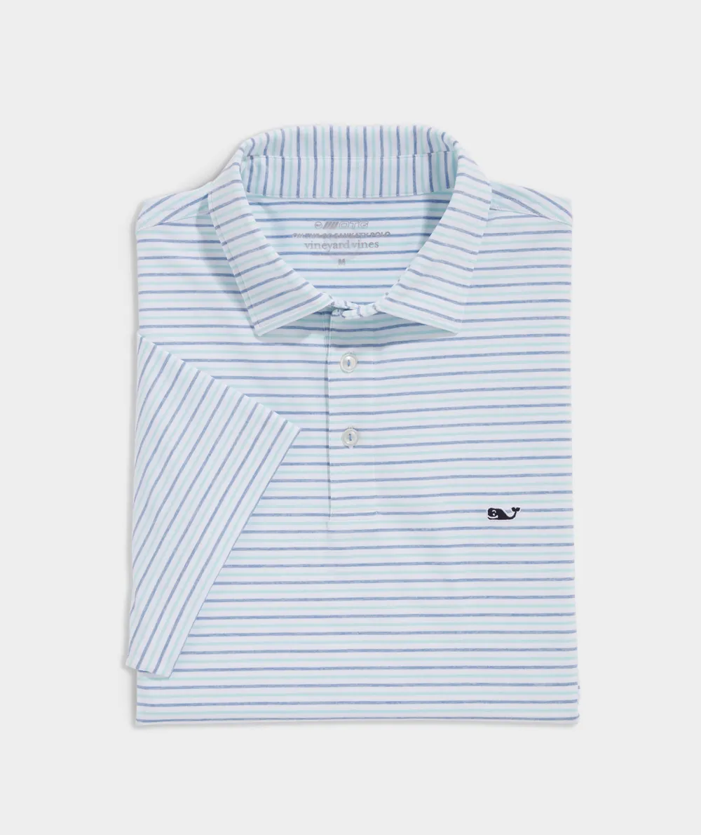 Tri-Color Bradley Stripe Sankaty Polo