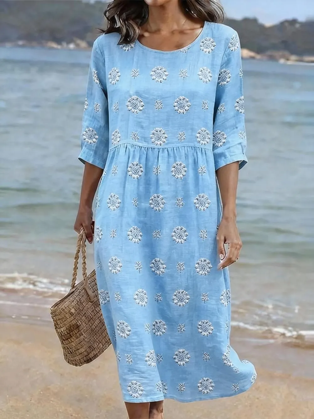 Women's Simple Solid Color Dress