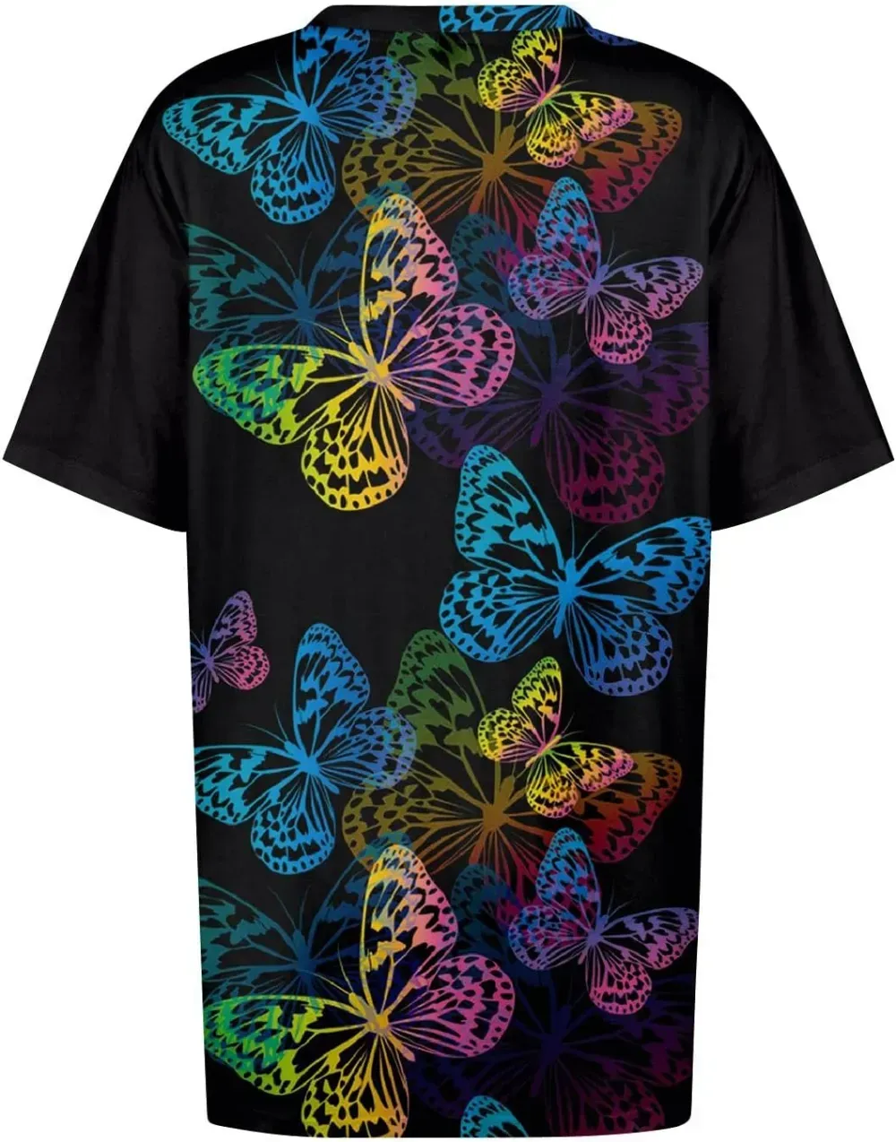 Plus Size Tops for Women Dressy Short Sleeve V Neck Shirts for Women Summer Tops for Women 2024 Floral Print Top