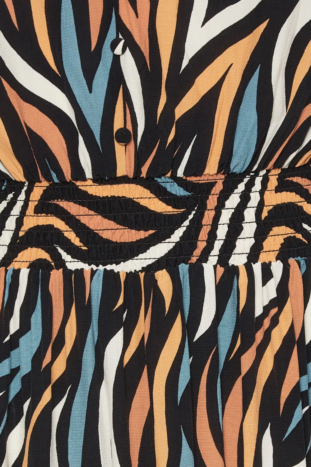 M&Co Black Abstract Print Maxi Dress