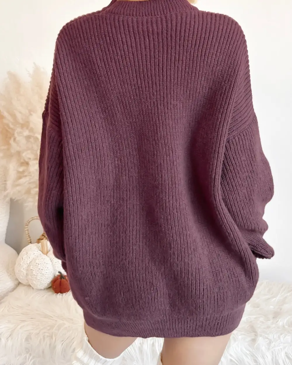 VINTAGE INSPIRED: ASPEN OVERSIZED KNIT SWEATER