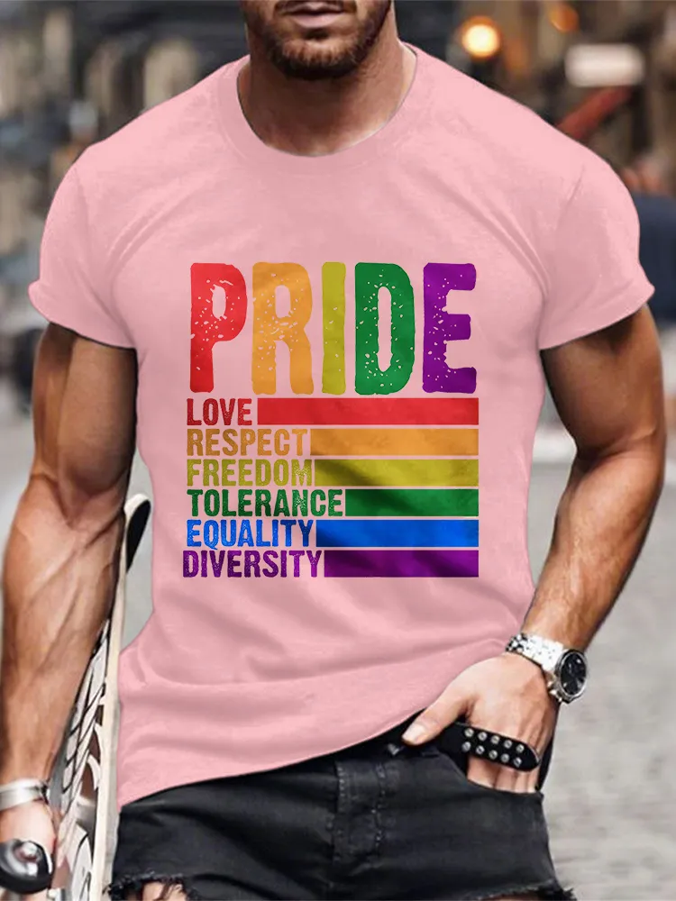Men'S Pride Month Print T-Shirt