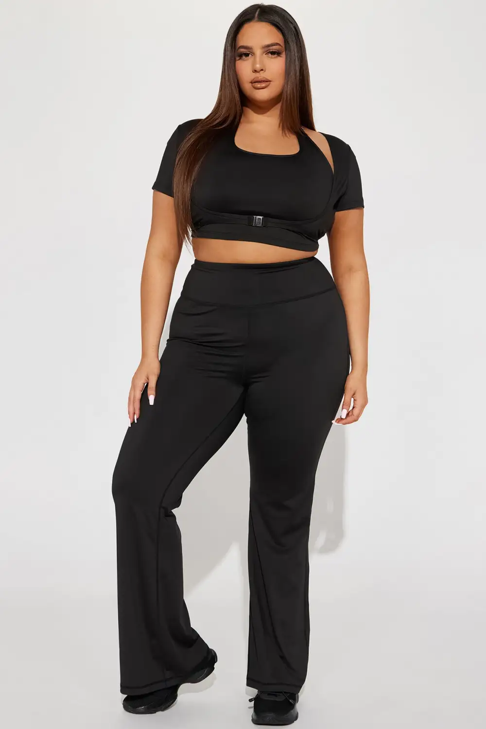 Lily Active Top - Black shein