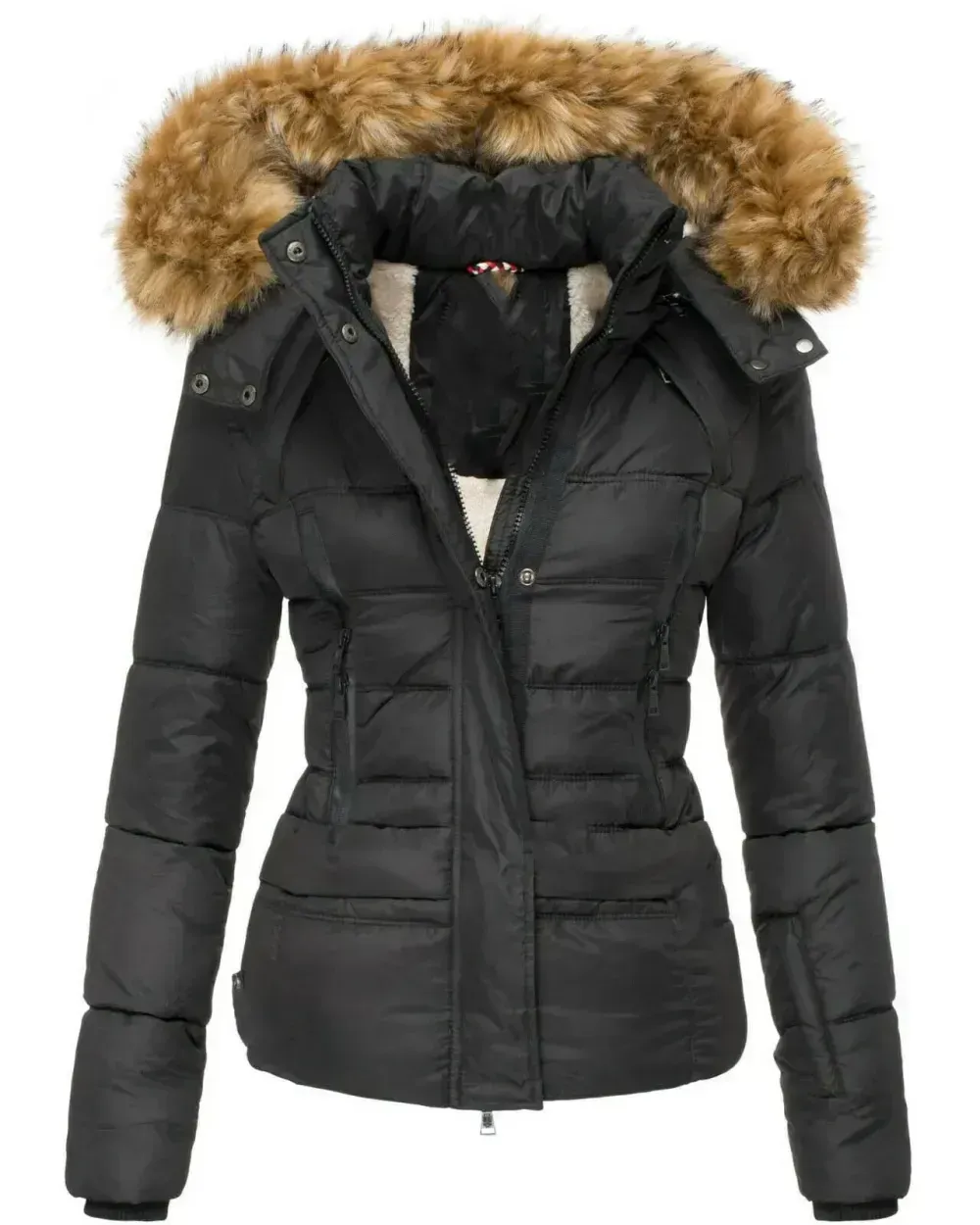 Women's winter short coat to keep warm