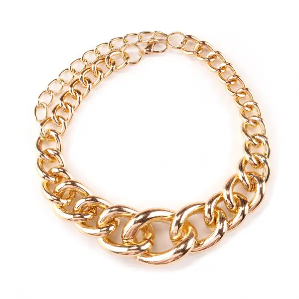 Thick Chain Simple Retro Sweater Necklace