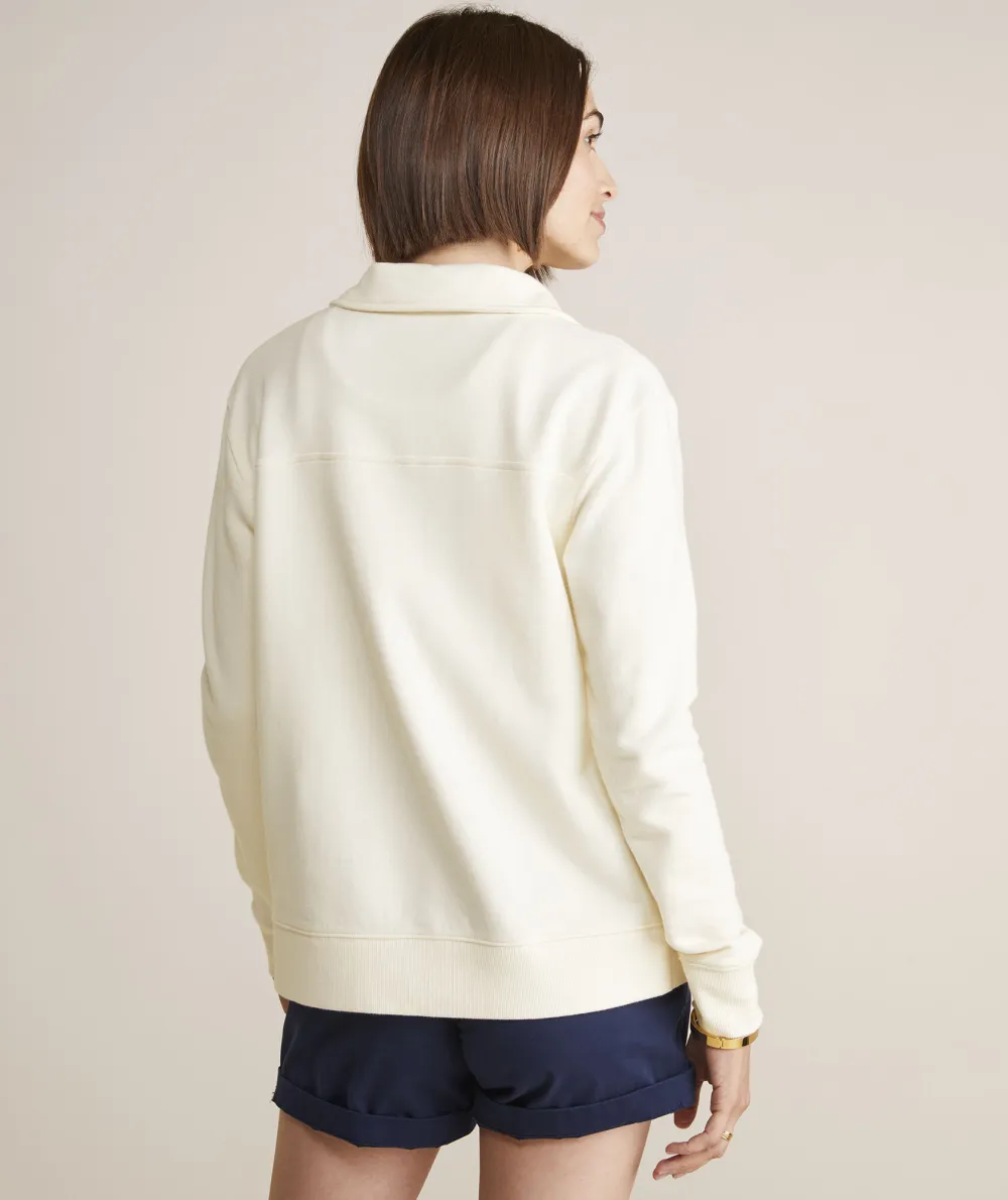 Polo Popover Sweatshirt