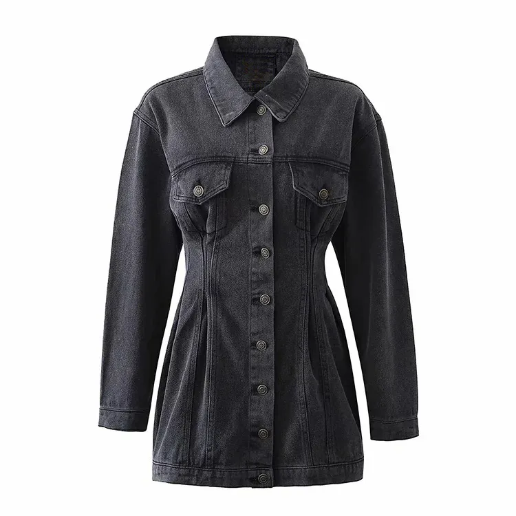 Slim Long Sleeves Denim Dress