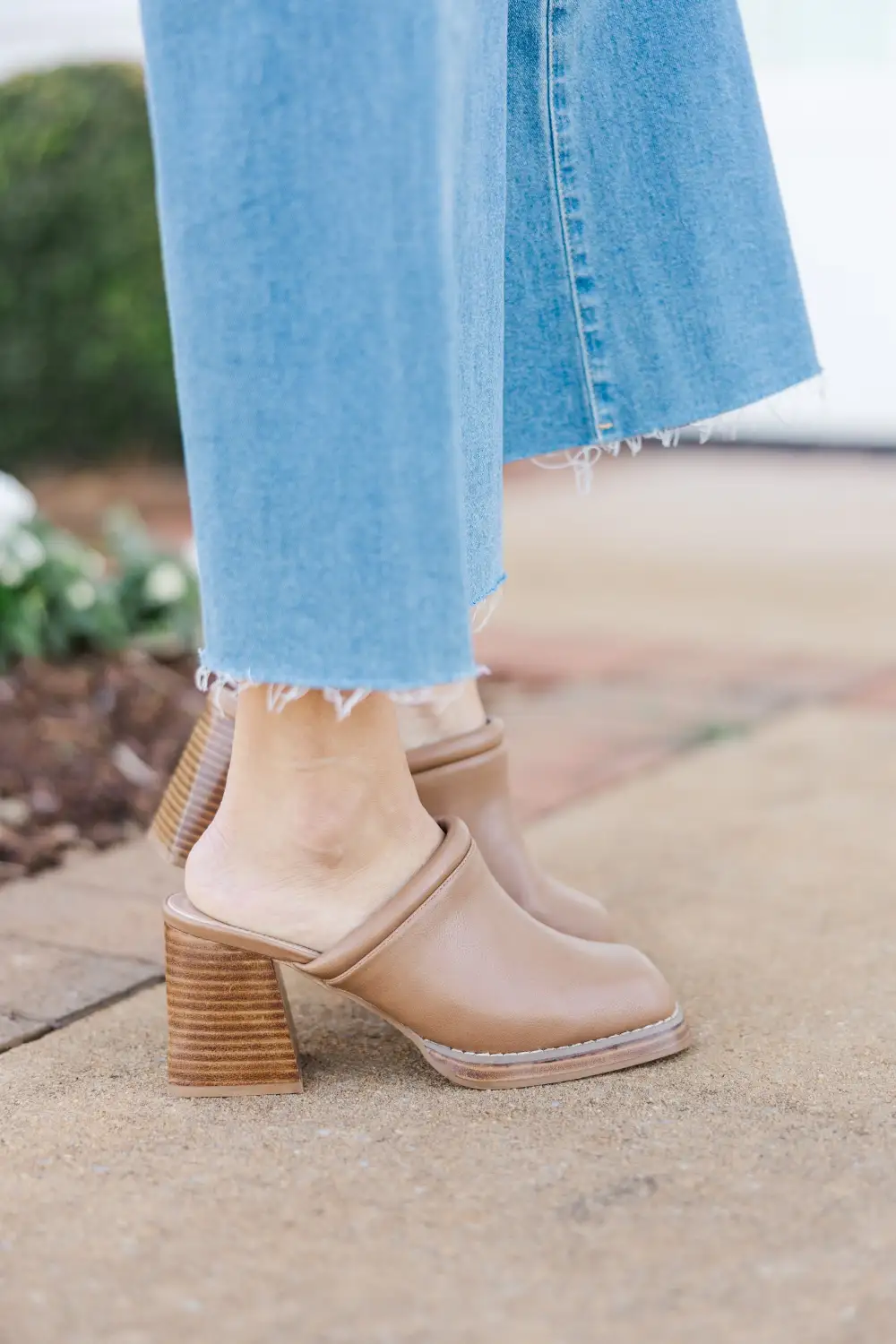 Fond Memories Dark Taupe Heeled Clogs