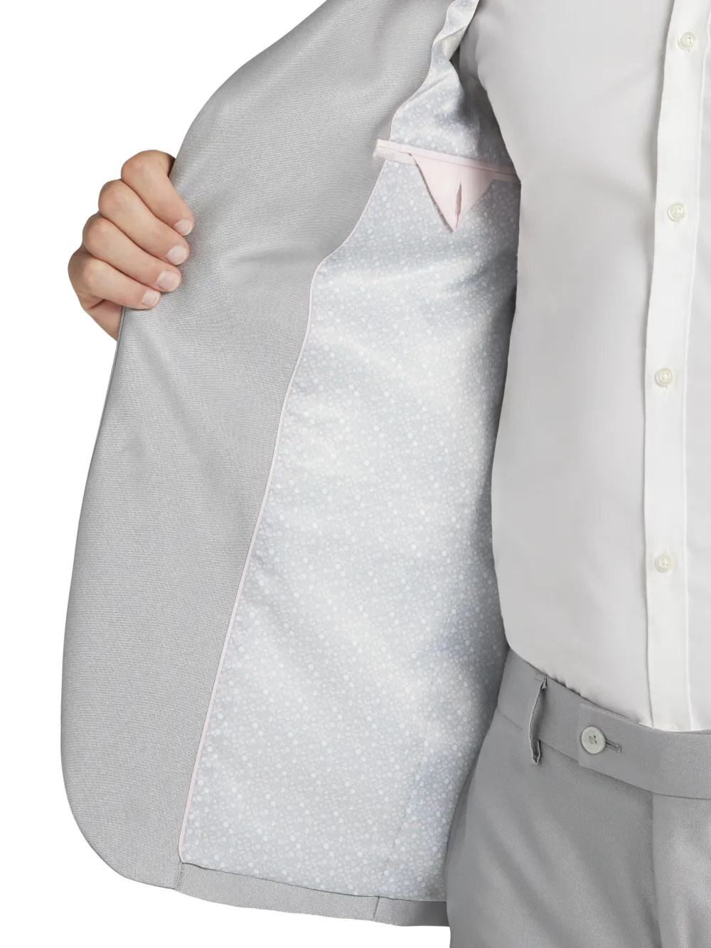 Egara Skinny Fit Shiny Suit Jacket