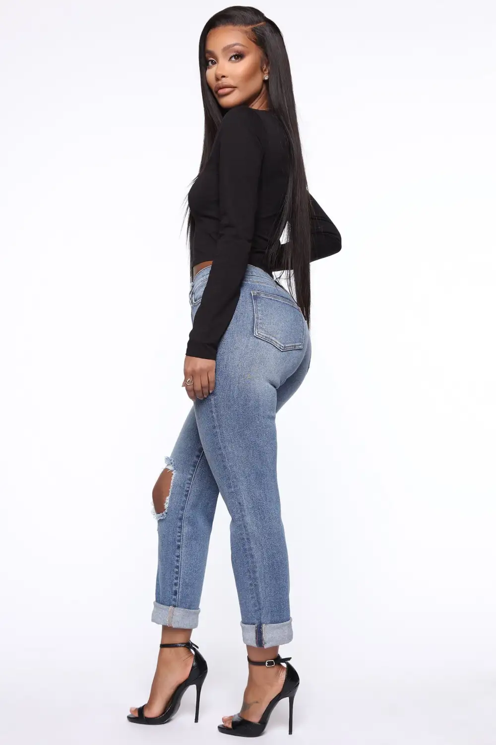Robin Long Sleeve Top - Black