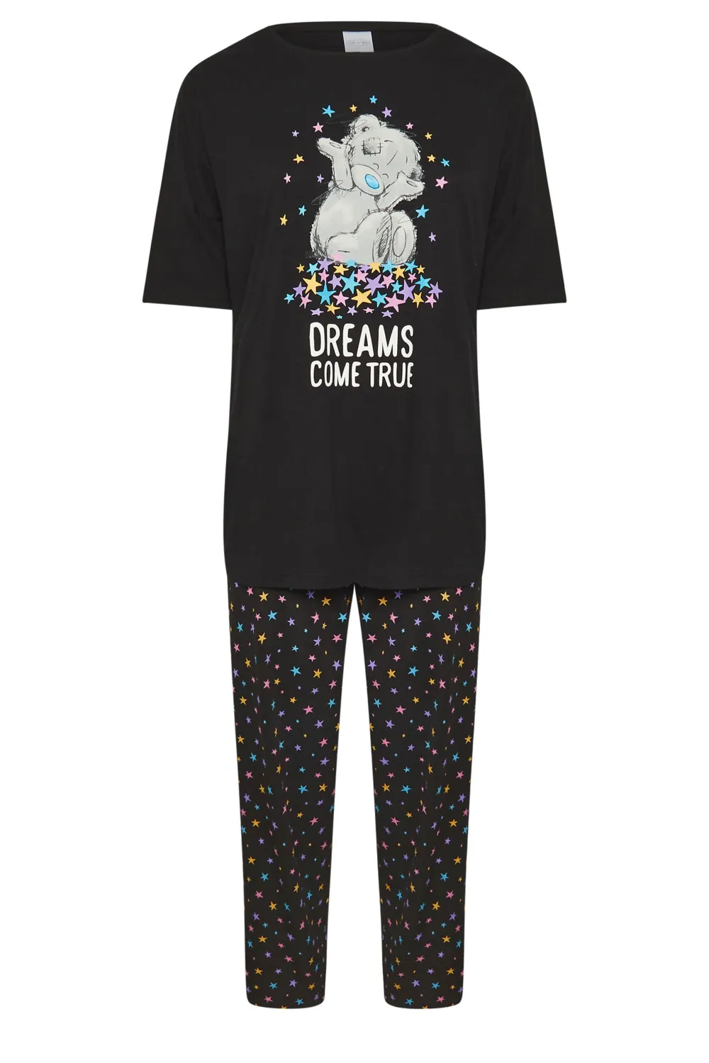 TATTY TEDDY Curve Black 'Dreams Come True' Pyjama Set