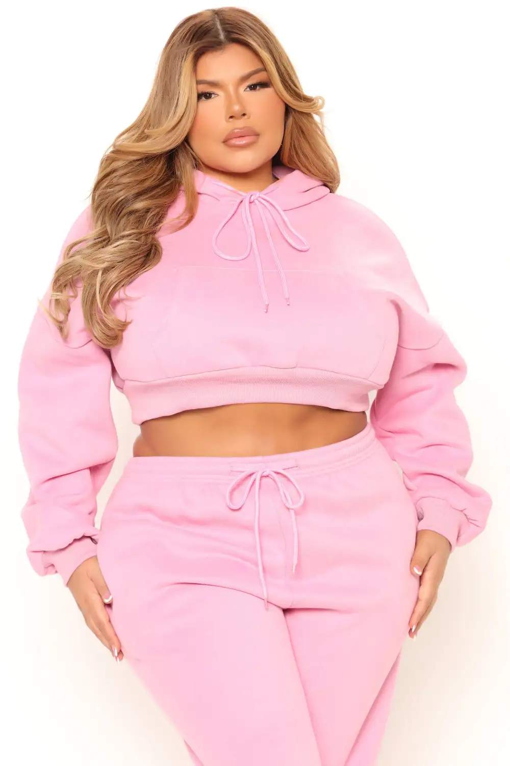 Not Playing Games Jogger Set - Pink