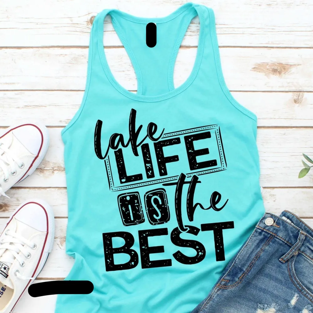 Lake Life Graphic Tank Top