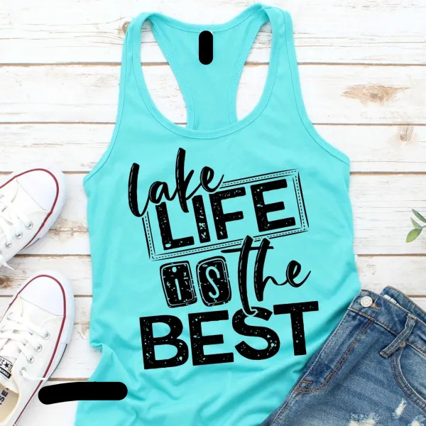 Lake Life Graphic Tank Top