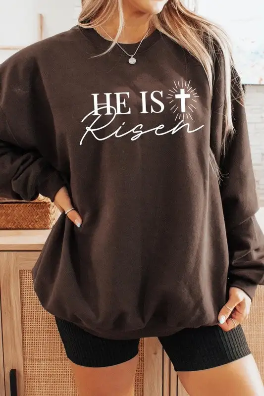 Easy Wear Soft Graphic Pullover Sweatshirt