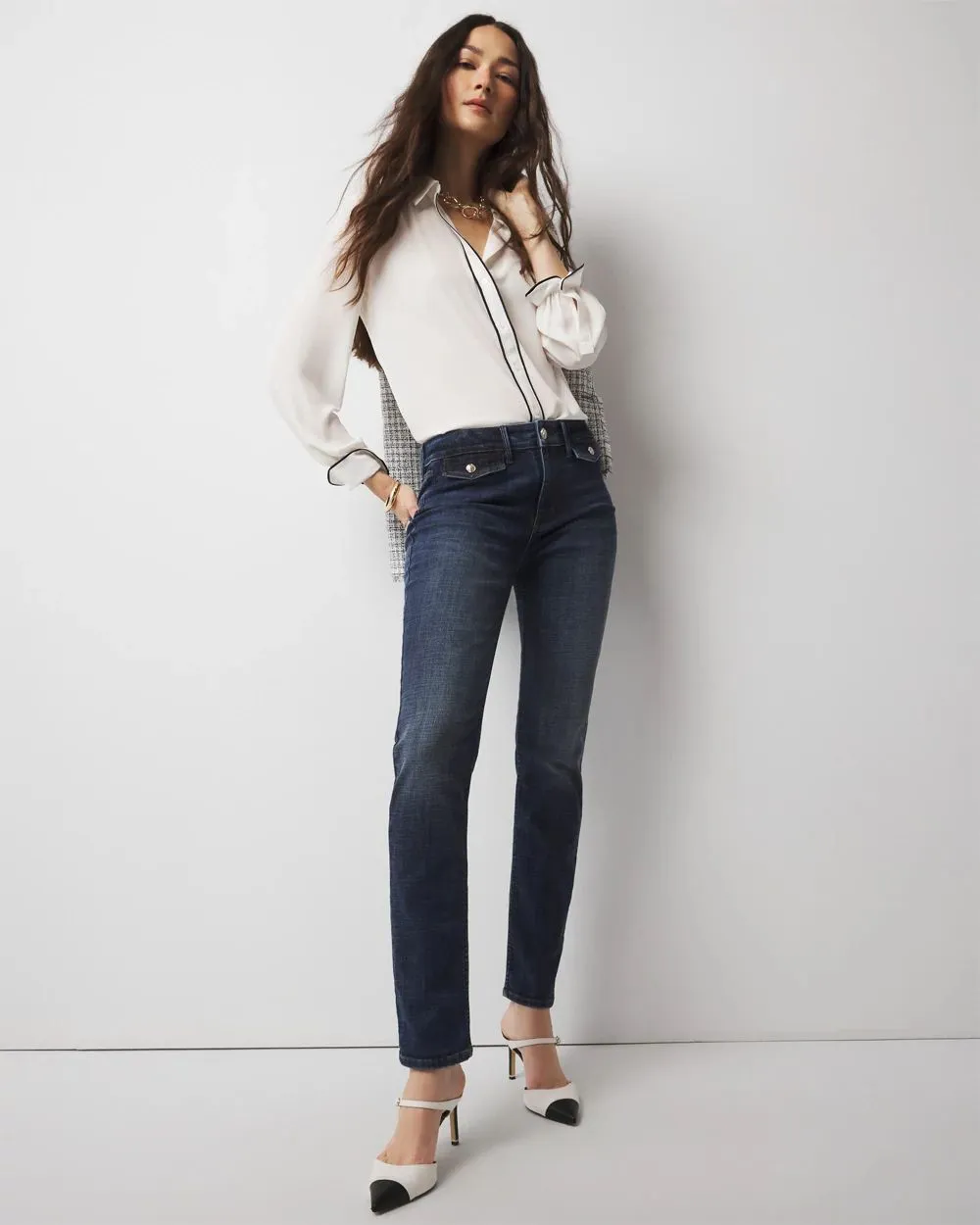 Soft Shirt with Piping