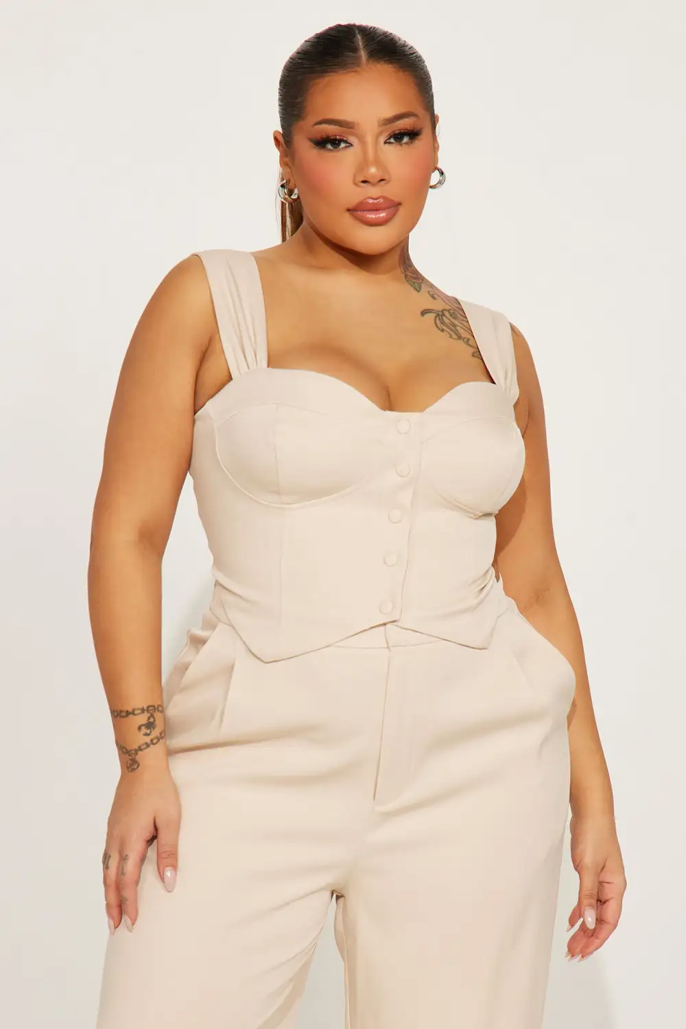 Peyton Pant Set - Taupe