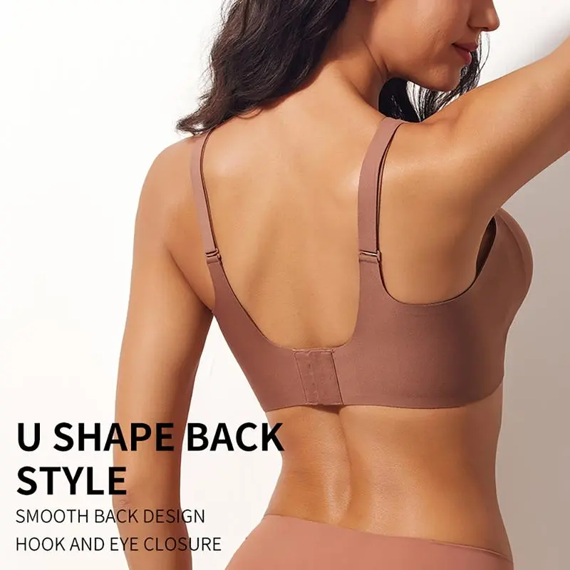 Jelly Wireless Women Comfortable Push Up Bras