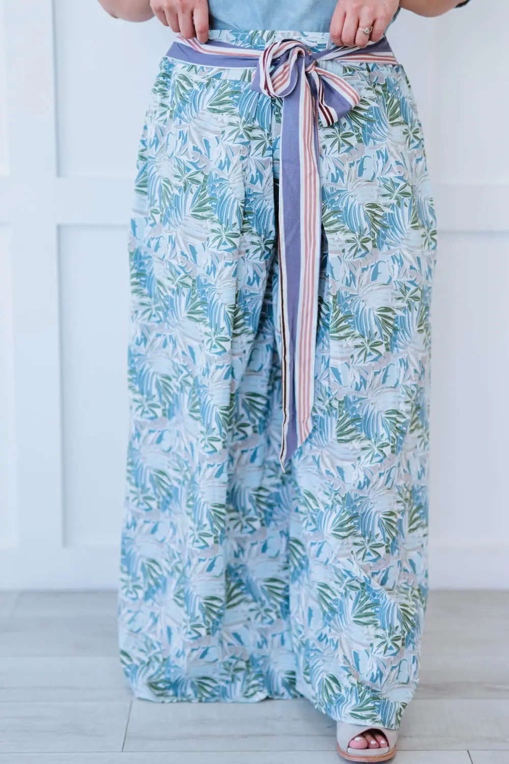 Davi & Dani Island Retreat Full Size Run Palazzo Pants
