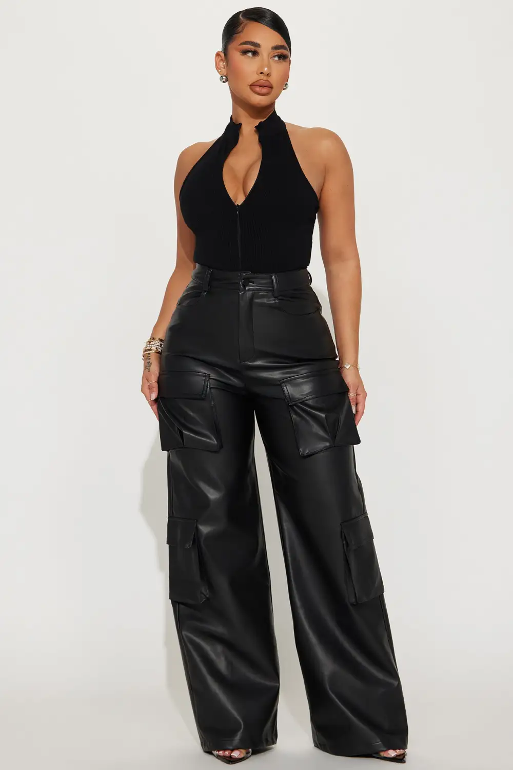 Julie Snatched Bodysuit - Black