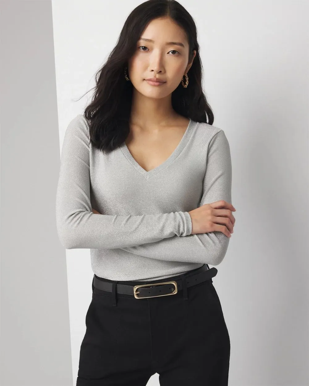 Sparkle Knit Top