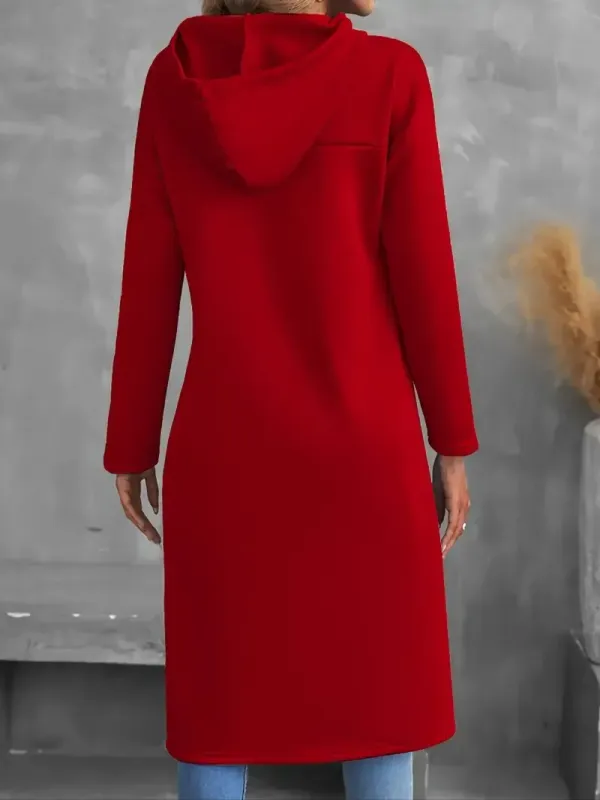 💕Valentine's Day Sale💕Long Sleeve Solid Color Casual Drawstring Hoodie Sweatshirt