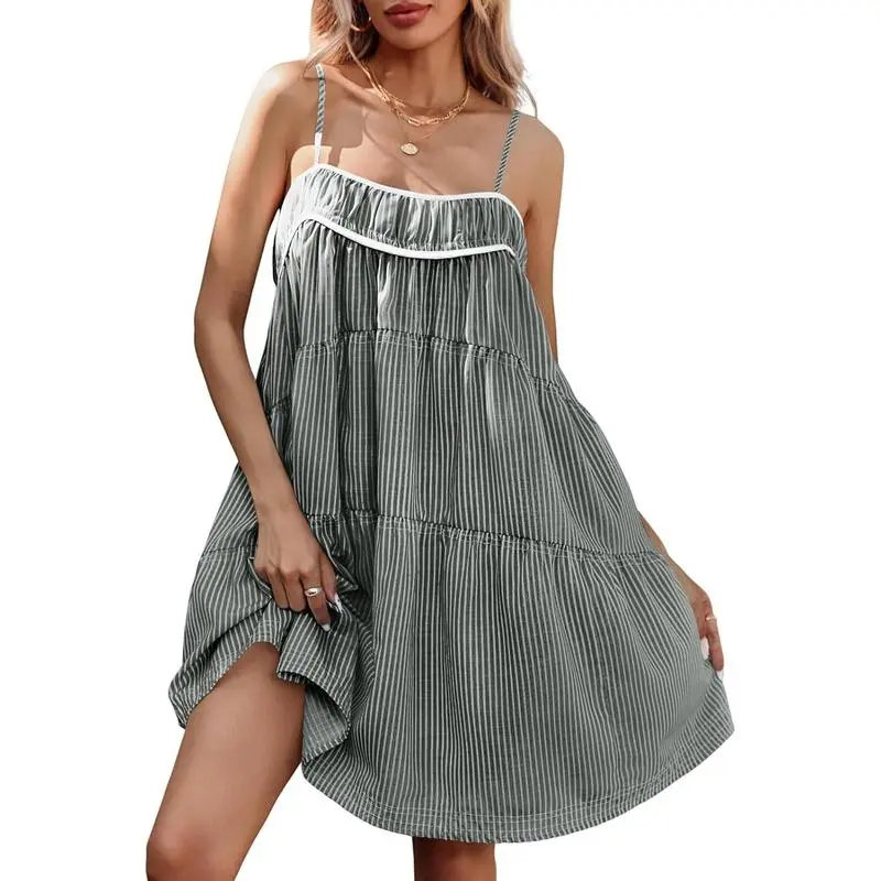 Women's Striped Mini Dress