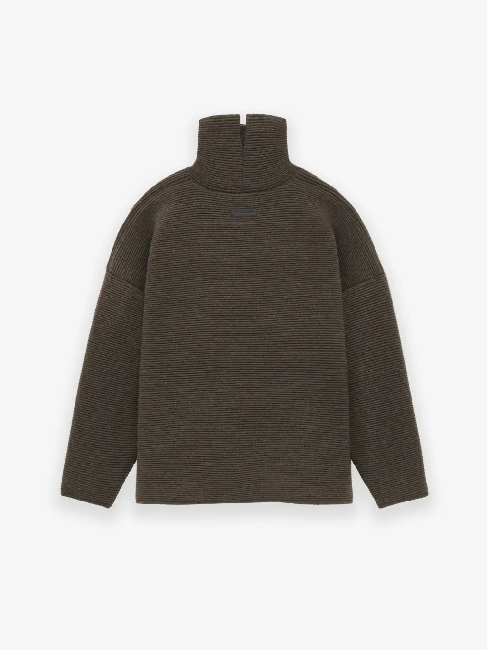 Heavy Ottoman Wool High Neck Sweater