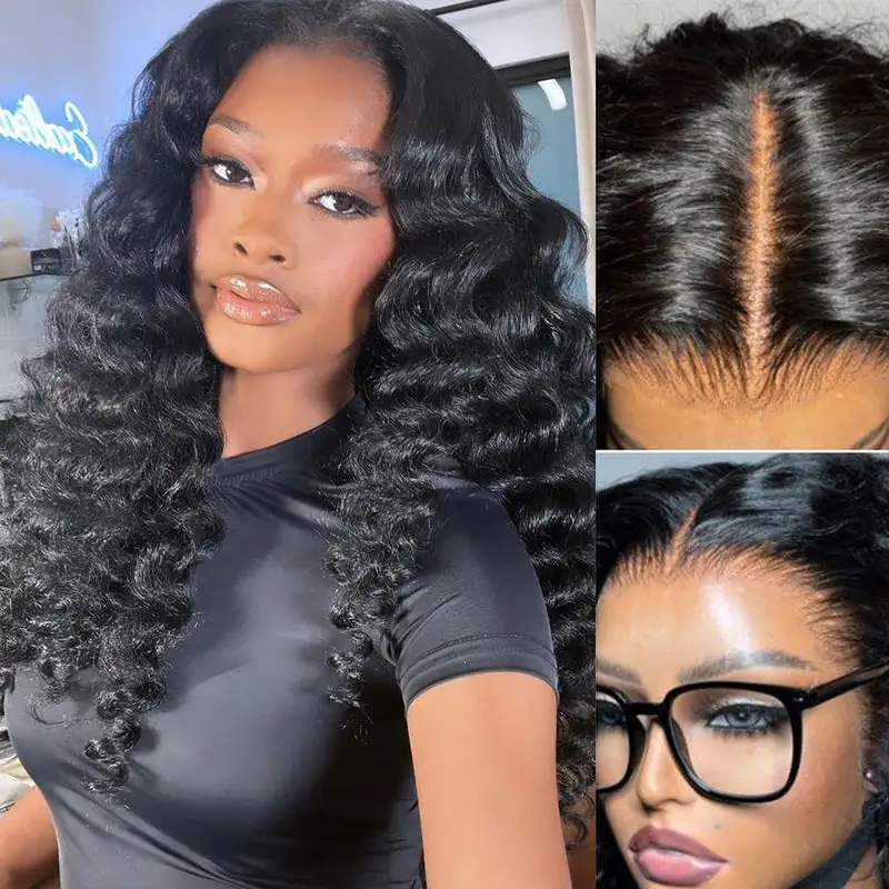 Real HD| Loose Deep Wave Glueless Lace Closure Wig 250% Raw Virgin Human Hair Wig